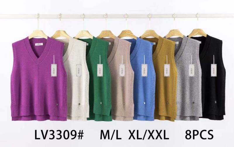 Swetry damskie Roz M/L-XL/2XL. Mix kolor. Paczka 8 szt